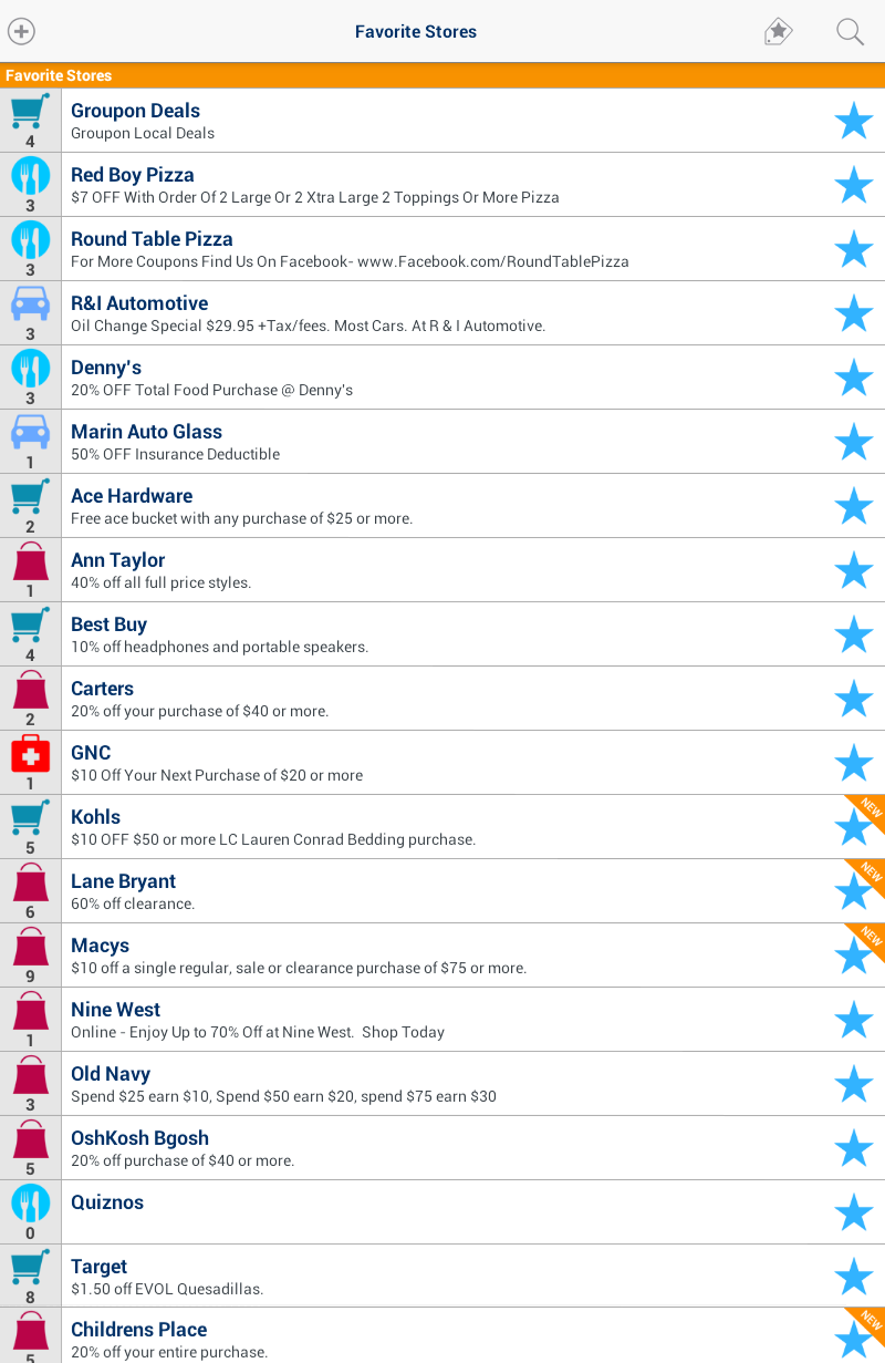 GeoQpons Shopping Coupons Screenshot 17 