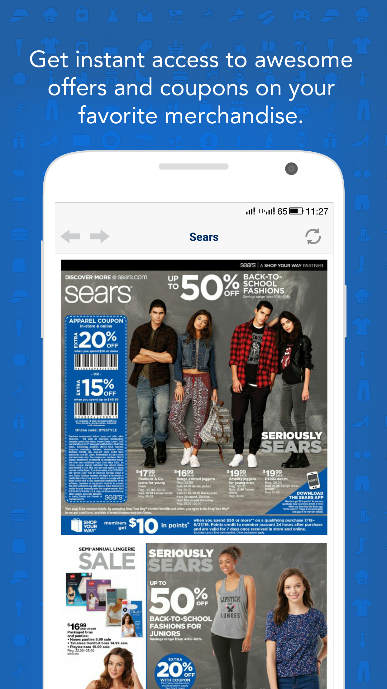 GeoQpons Shopping Coupons Screenshot 2 