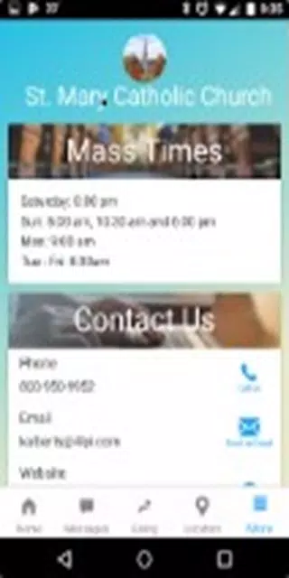 WeConnect Parish App Screenshot 1