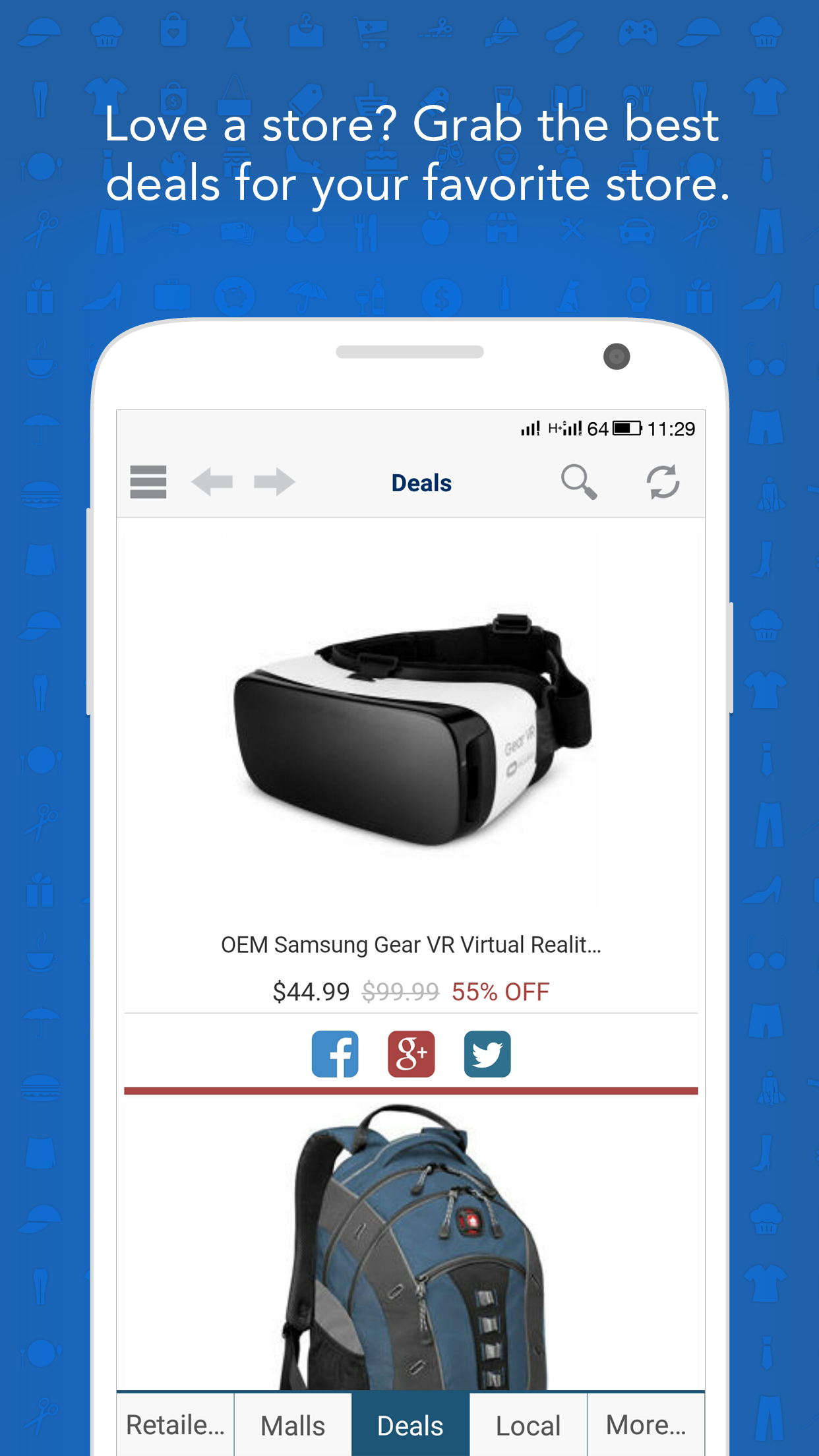 GeoQpons Shopping Coupons Screenshot 3 