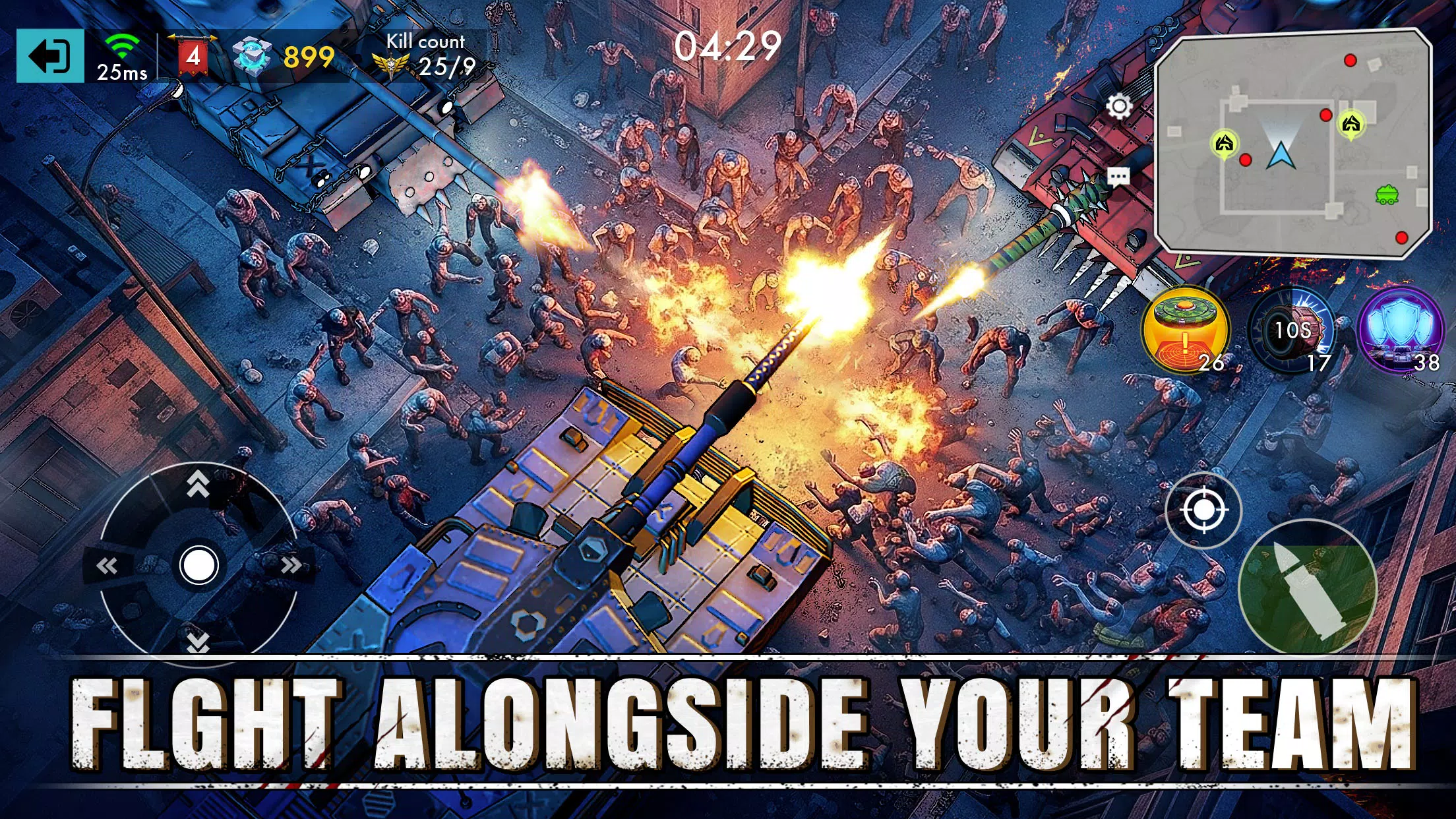 Doomsday Tank:Zombie PVP Brawl Screenshot 5