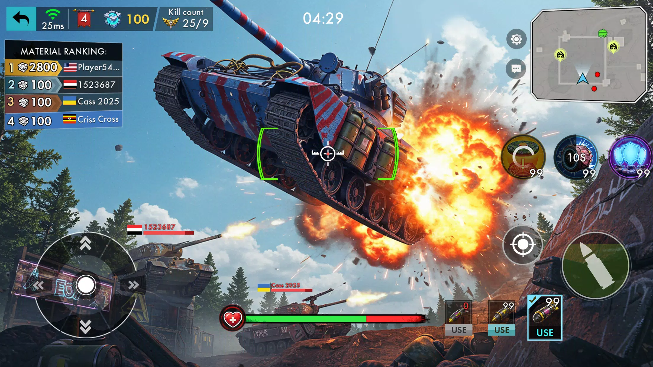 Doomsday Tank:Zombie PVP Brawl Screenshot 2