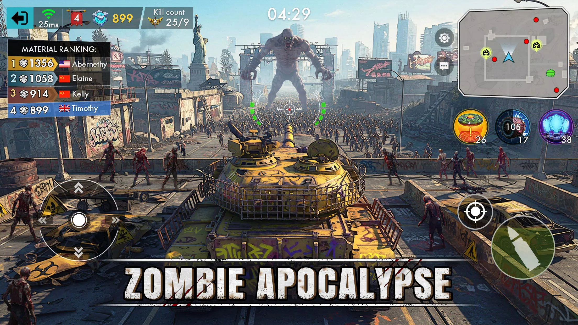 Doomsday Tank:Zombie PVP Brawl Screenshot 7