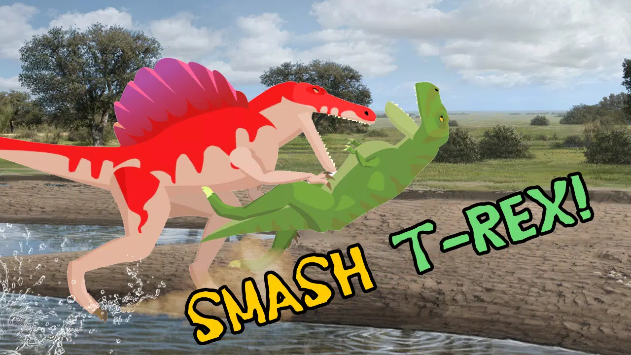 T-Rex Fights Spinosaurus Screenshot 3