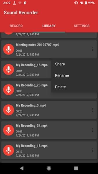 Sound Recorder Screenshot 2
