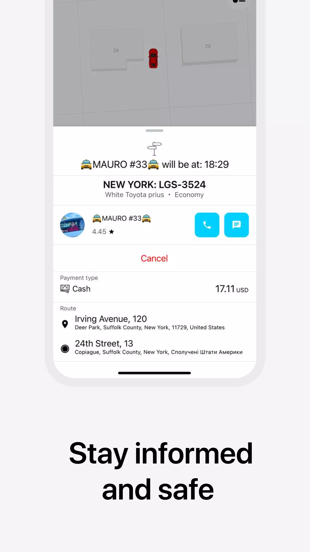 VLOZ TAXI Screenshot 3