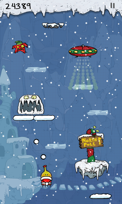 Doodle Jump Christmas Special Screenshot 2