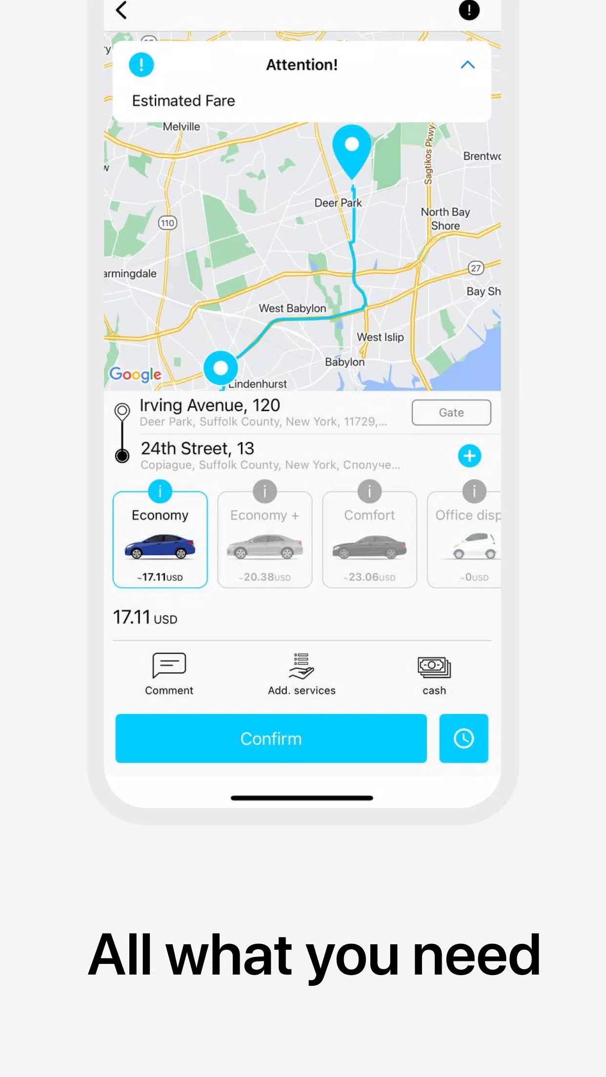 VLOZ TAXI Screenshot 2