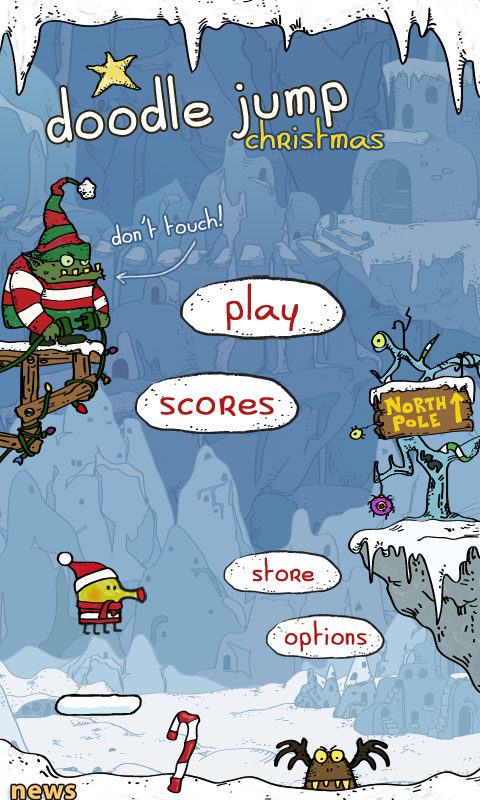 Doodle Jump Christmas Special Screenshot 1