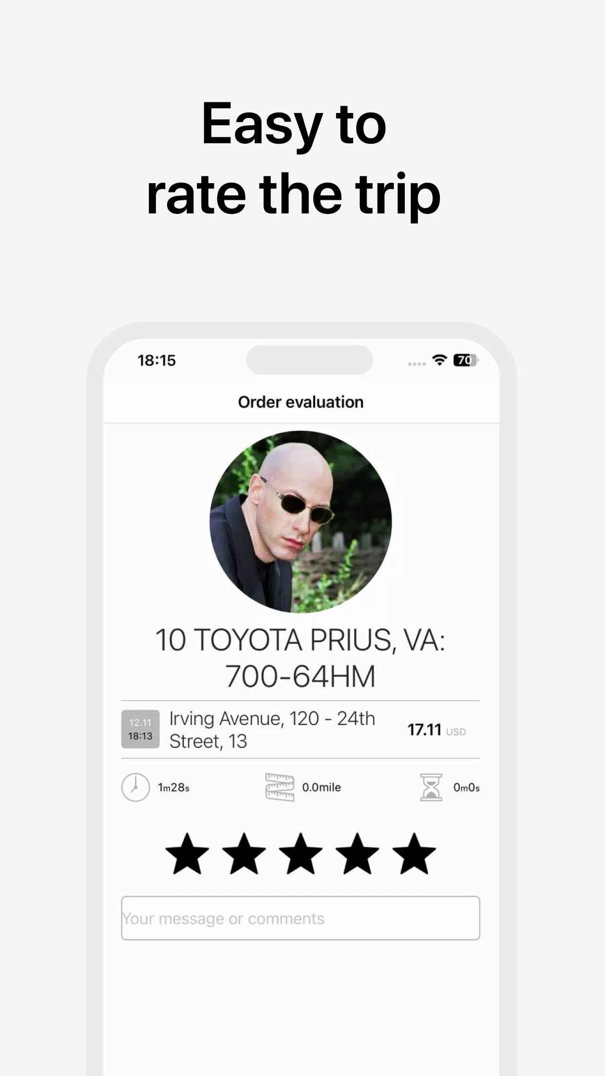 VLOZ TAXI Screenshot 4