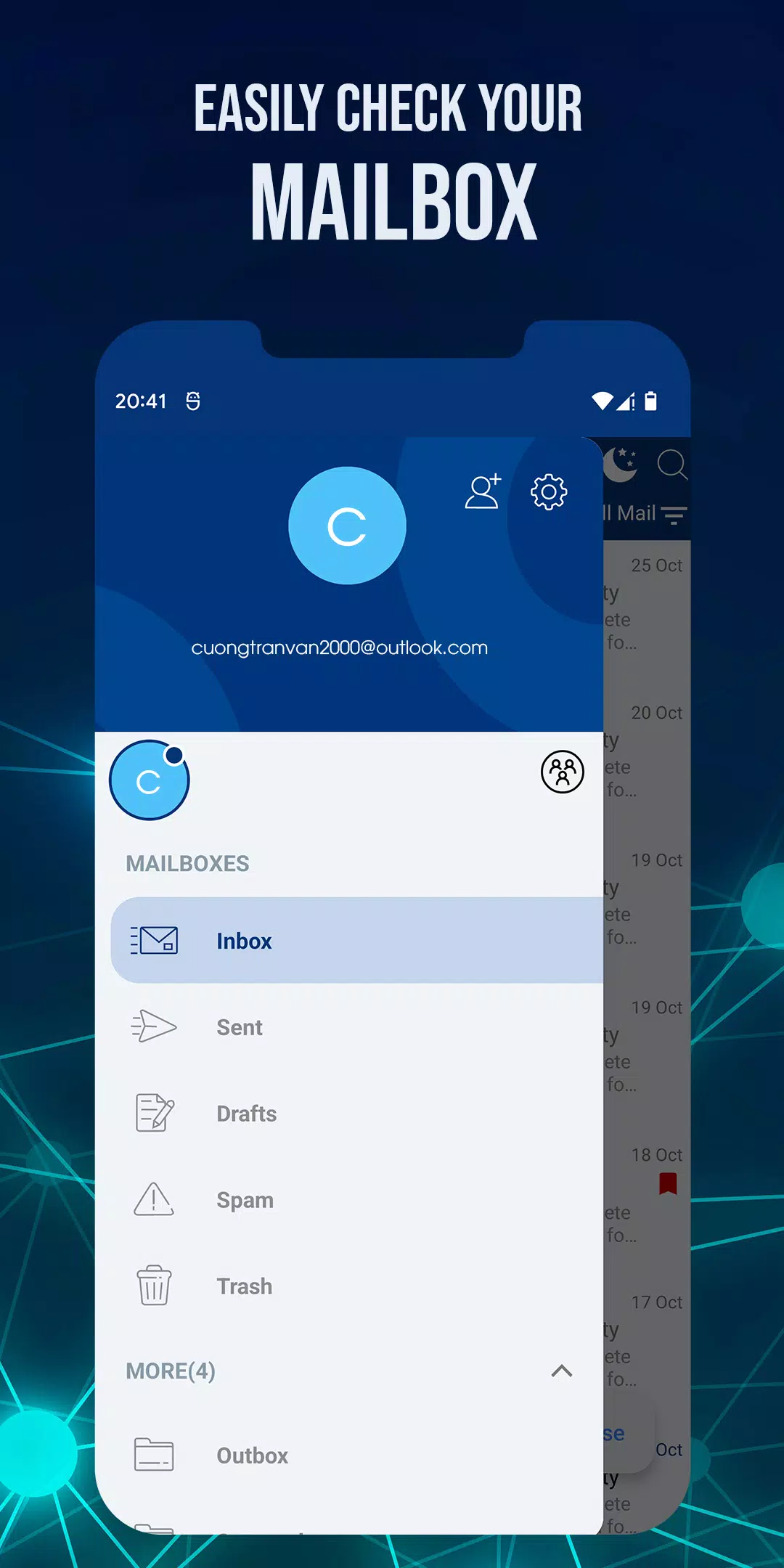 E-Mail for Outlook & Hotmail Screenshot 4 