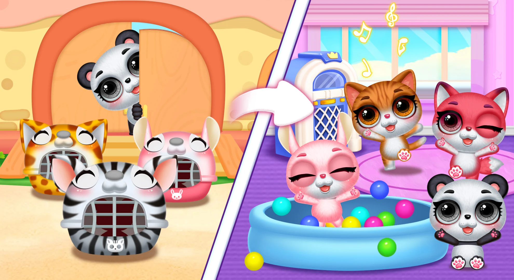 Cute Pets Dream Paradise Screenshot 2 
