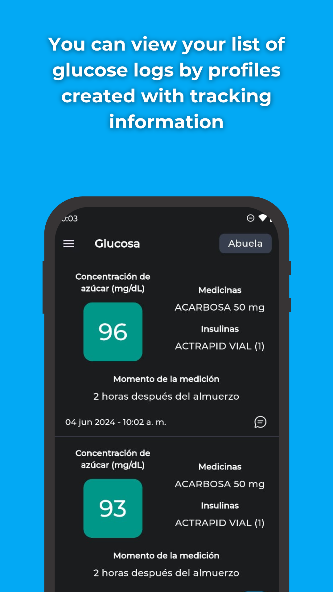 Glucose Control Screenshot 2