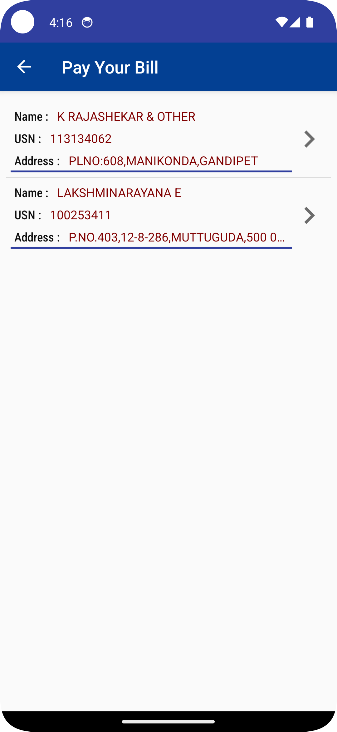 TGSPDCL Citizen App Screenshot 3 