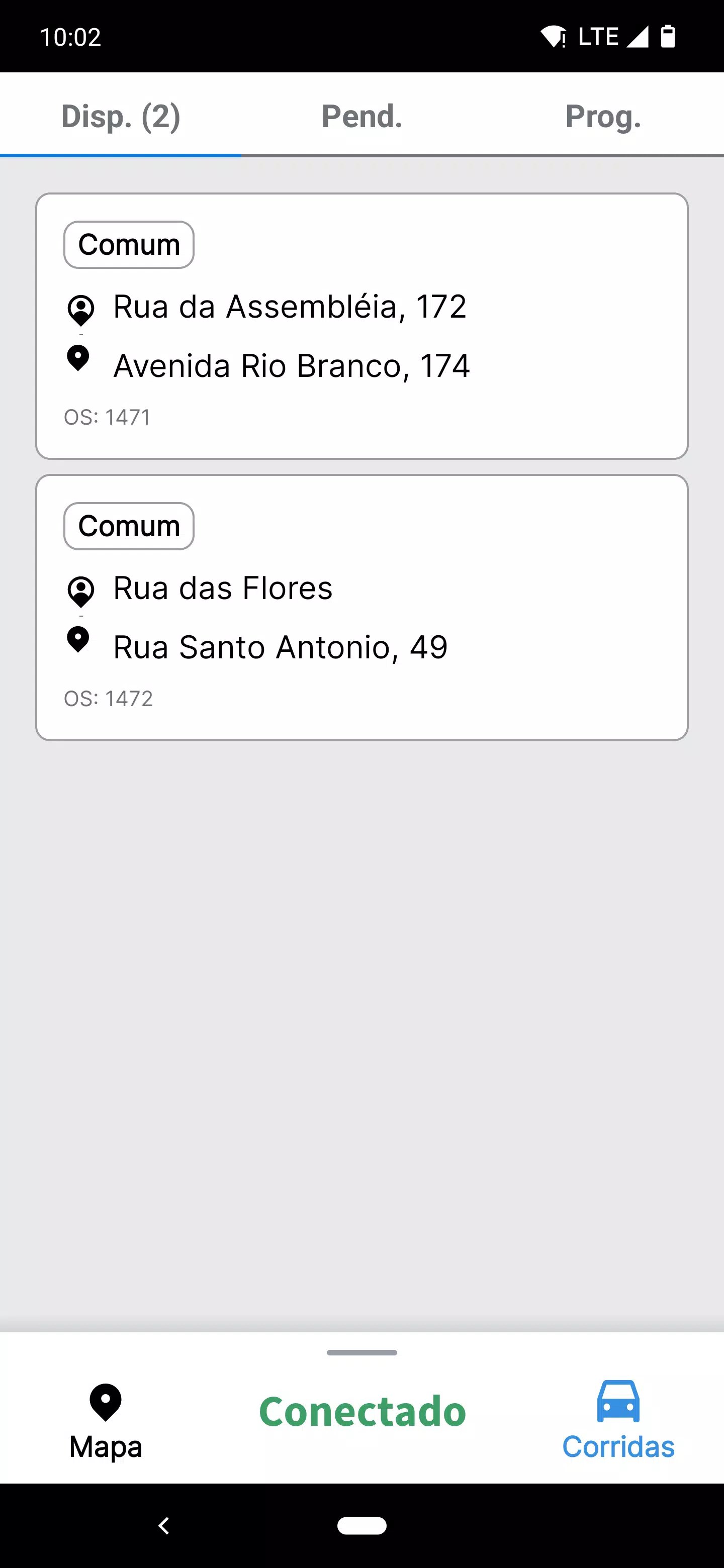 VillageCar - Motorista Screenshot 2