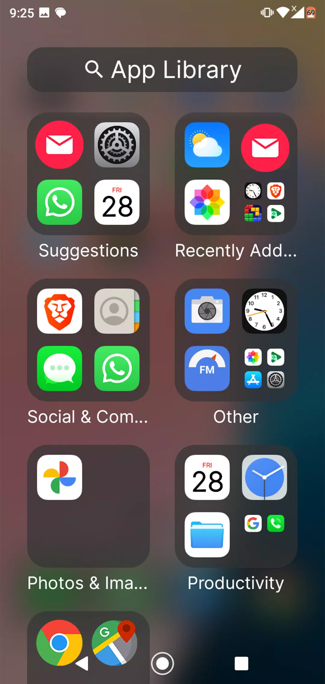 Launcher AOS 17 Screenshot 3