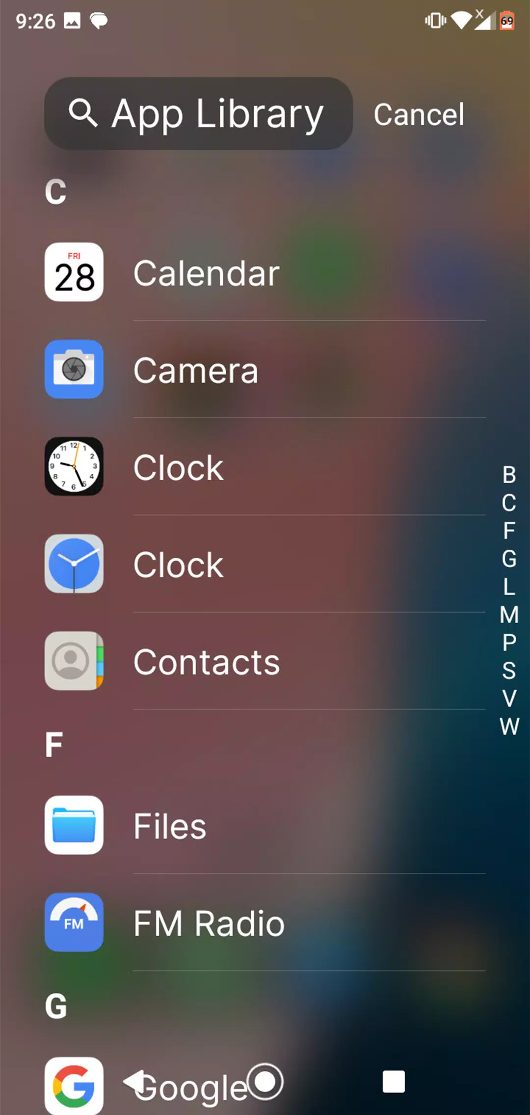 Launcher AOS 17 Screenshot 4