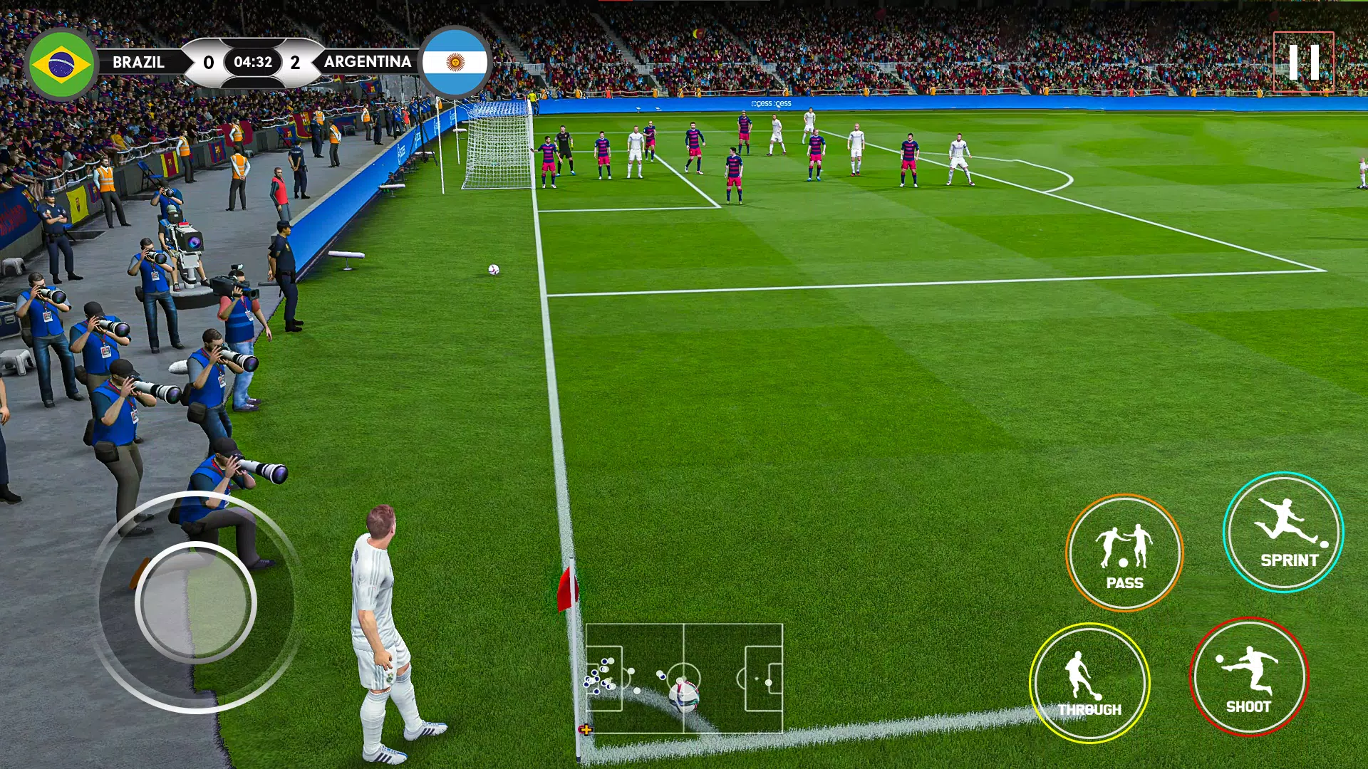 Football Games 2024: Real Goal Screenshot 1