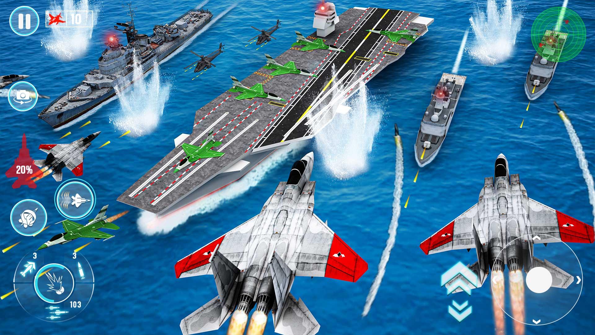 Fighter Jet War Plane Games Screenshot 7