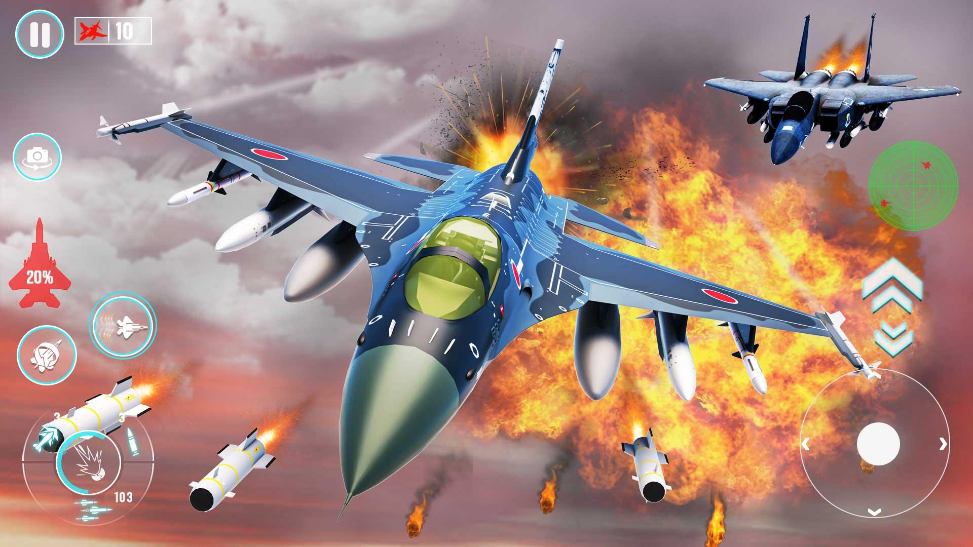 Fighter Jet War Plane Games Screenshot 8