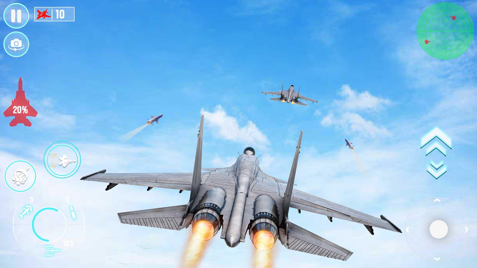 Fighter Jet War Plane Games Screenshot 1