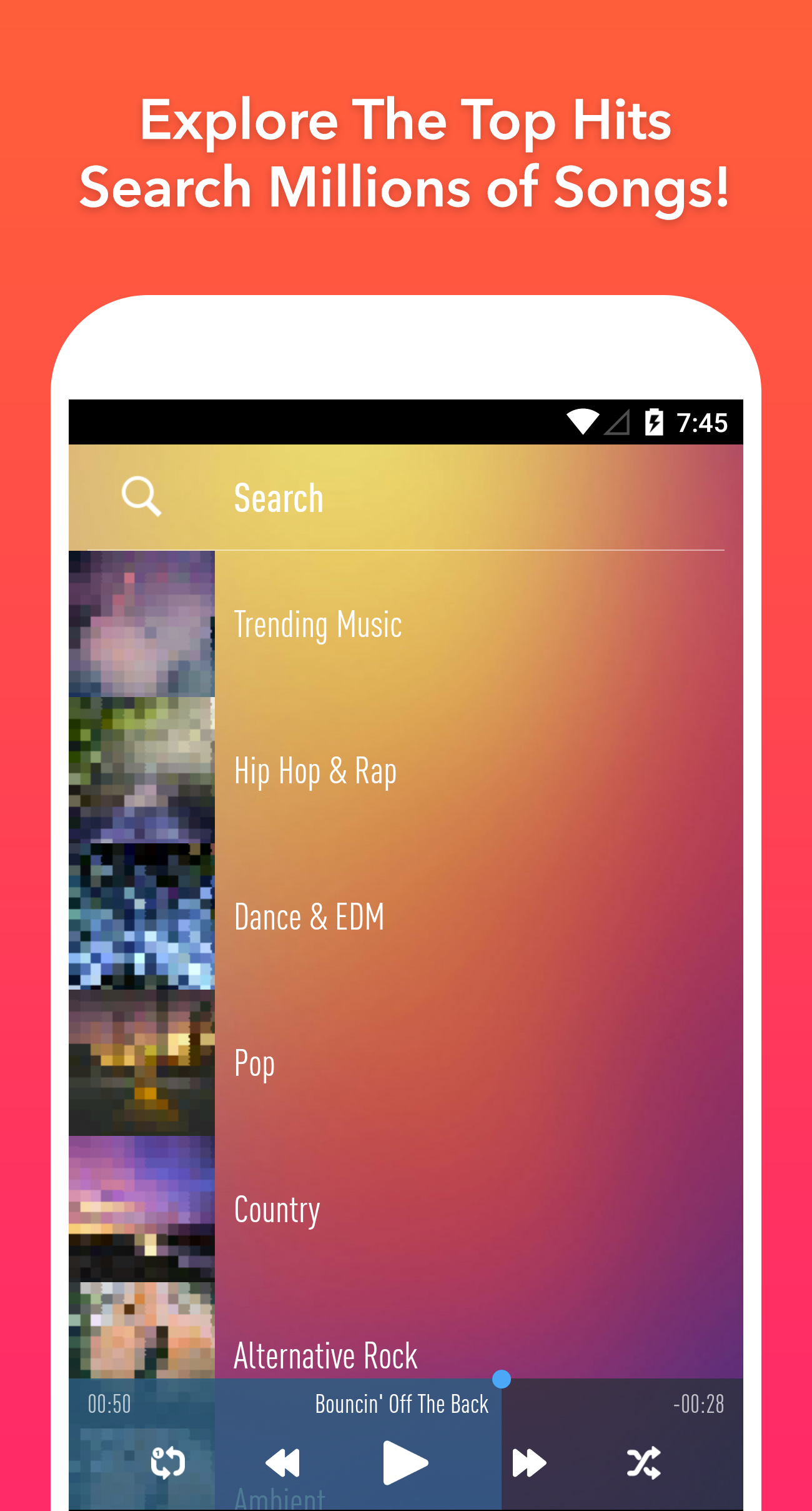 SongFlip Music Player Screenshot 1 
