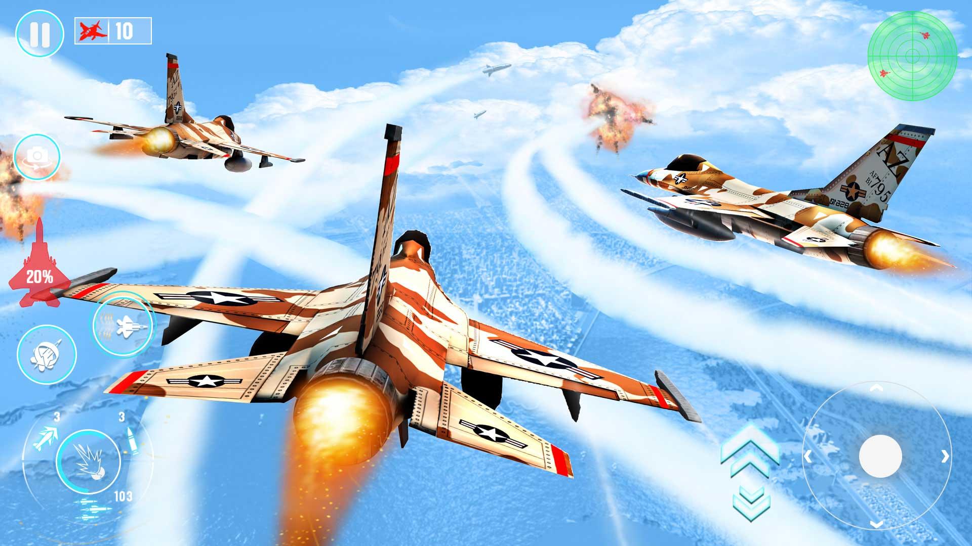 Fighter Jet War Plane Games Screenshot 5