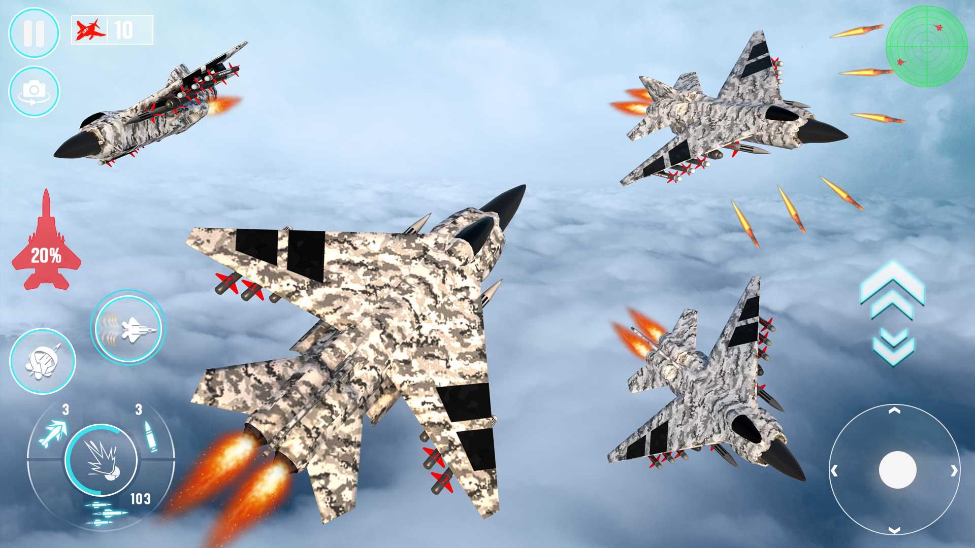 Fighter Jet War Plane Games Screenshot 6