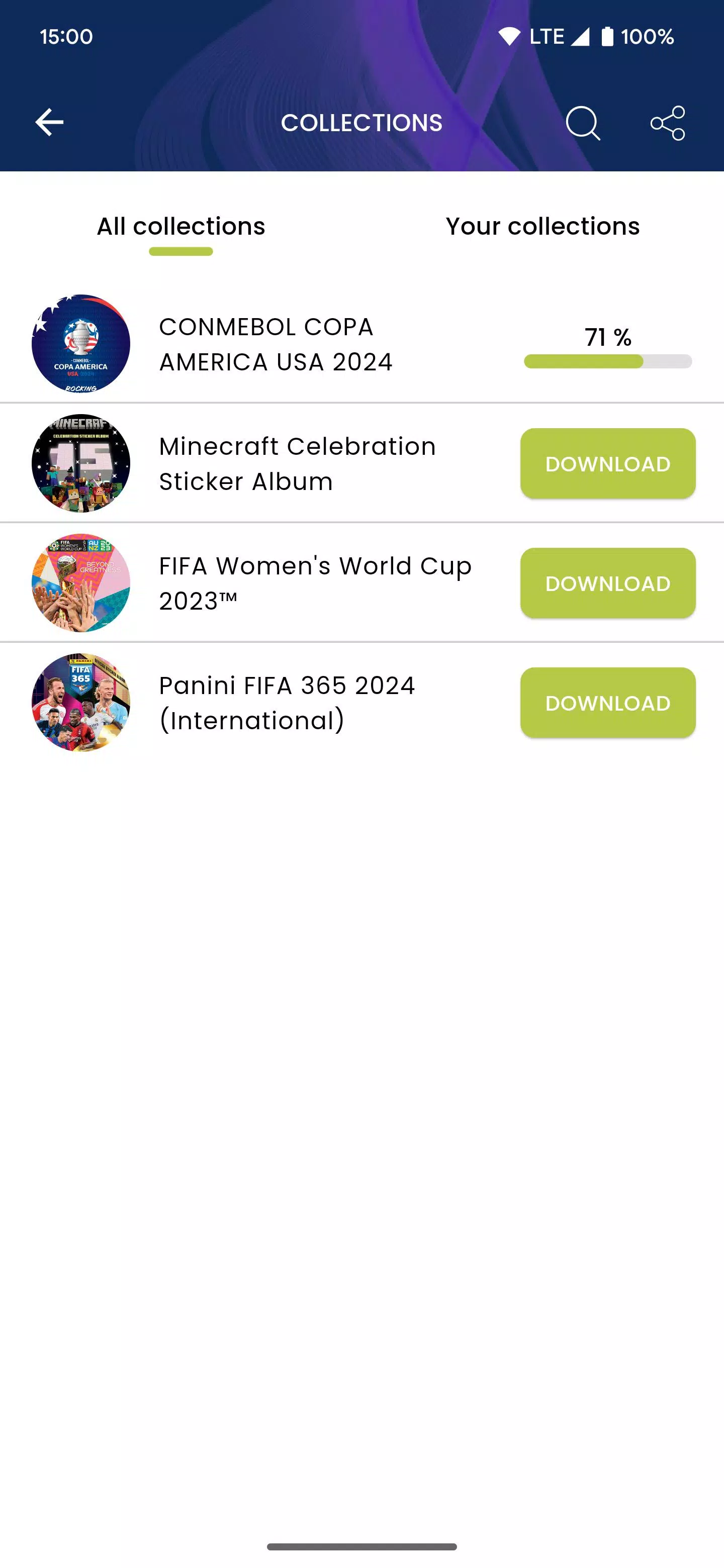 Panini Collectors Screenshot 5