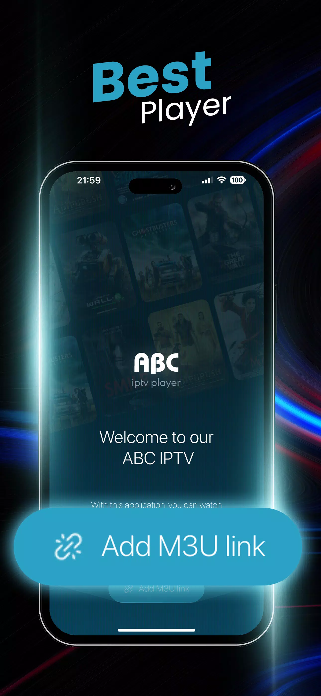 ABC IPTV PLAYER Screenshot 1 