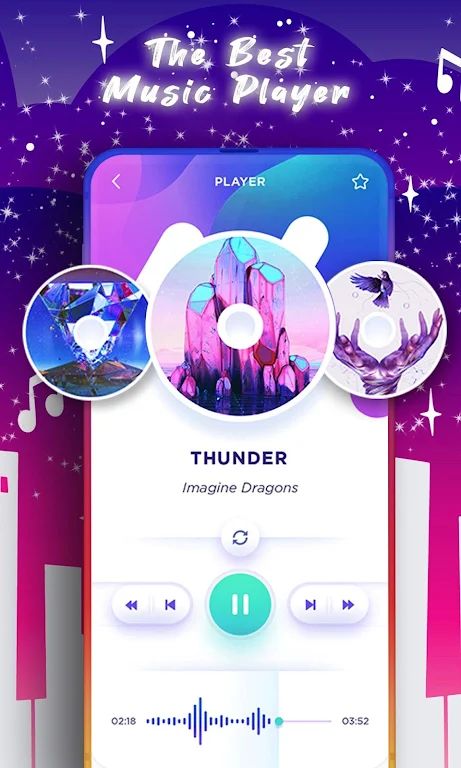 Music Player Galaxy Screenshot 1 