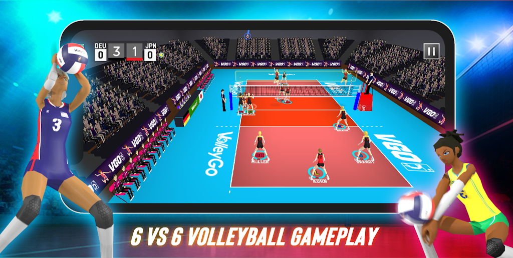 Volleyball: VolleyGo Screenshot 2