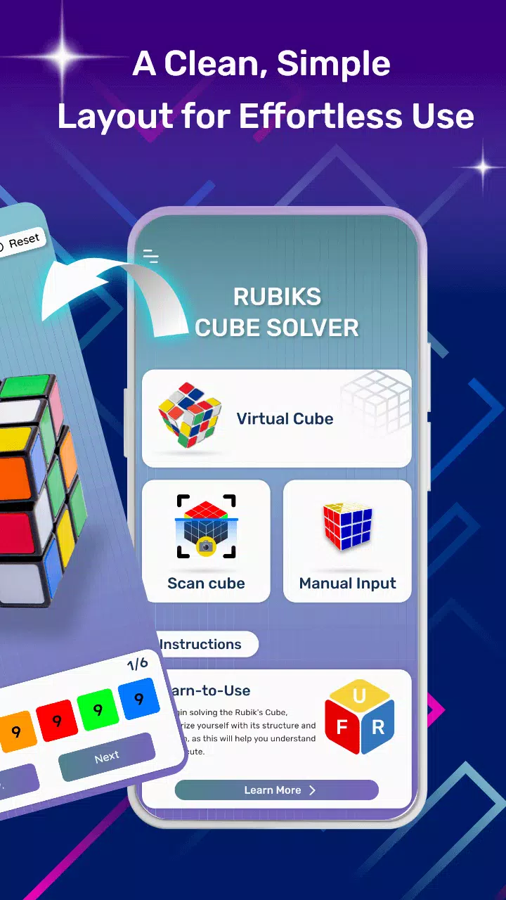 rubiks cube solver Screenshot 2