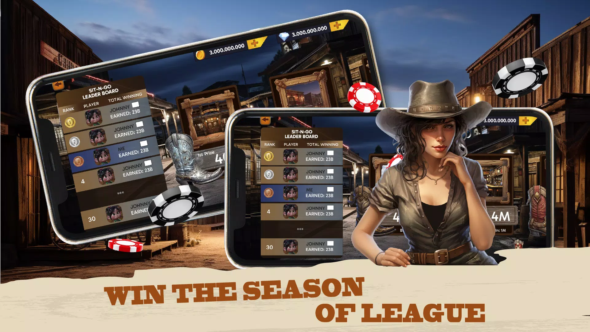 Poker Texas Hold'em Cowboys Screenshot 7
