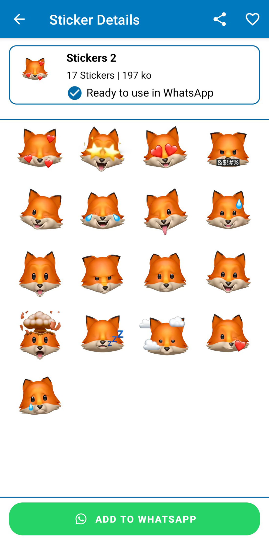 Cute Animal Memoji - WASticker Screenshot 3