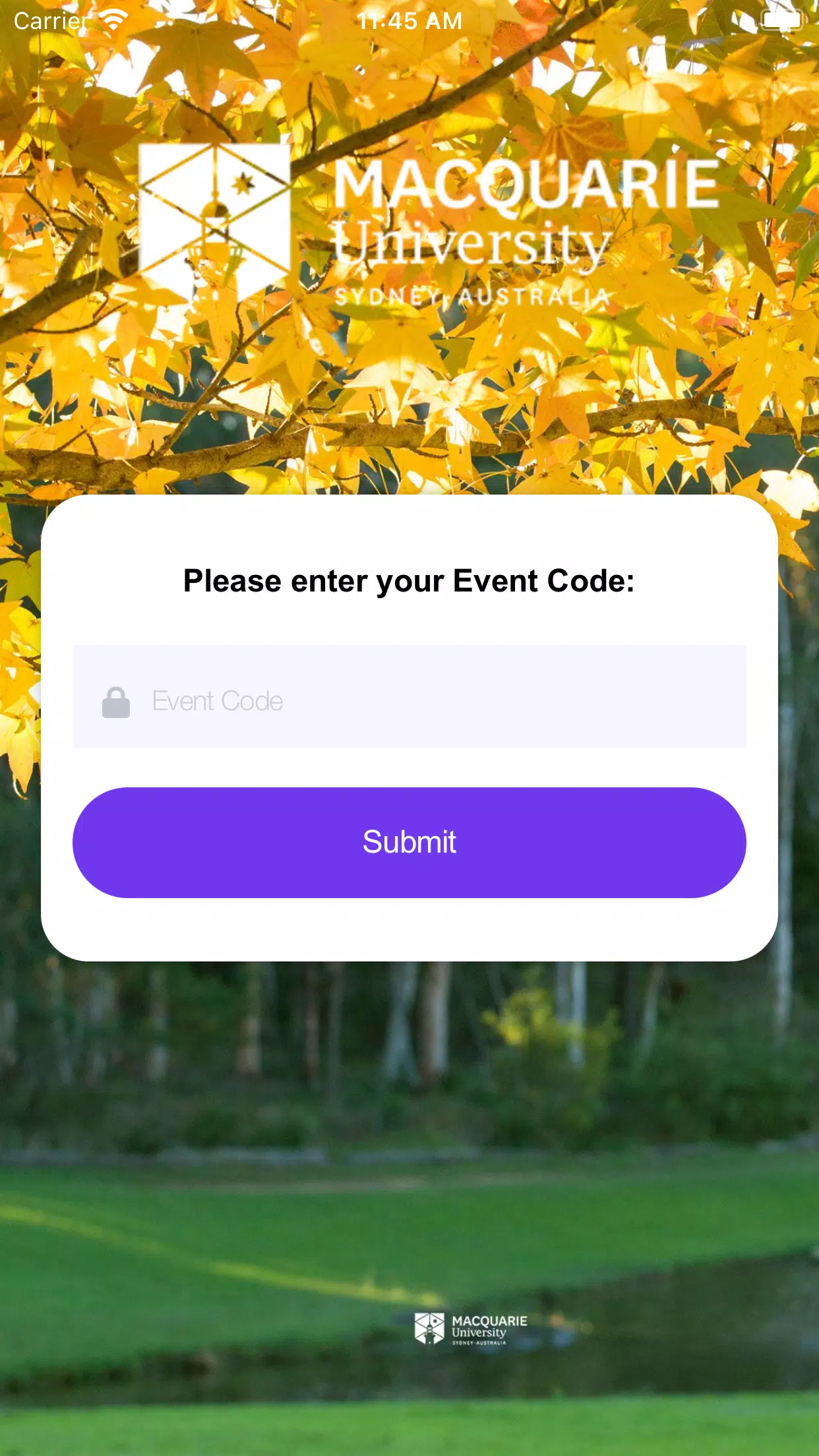Macquarie University Events Screenshot 1 