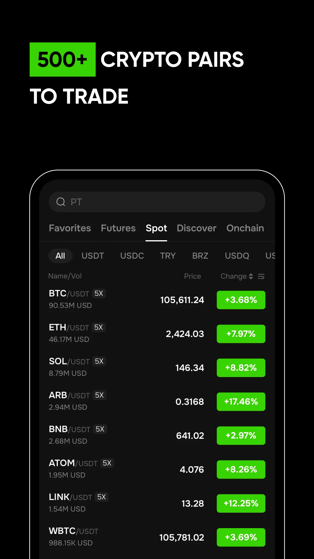 Phemex Screenshot 2