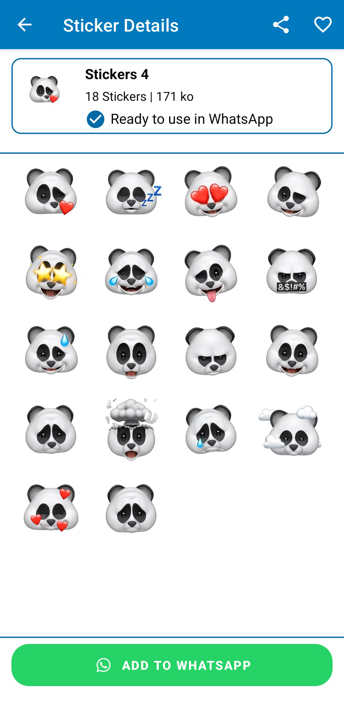 Cute Animal Memoji - WASticker Screenshot 5