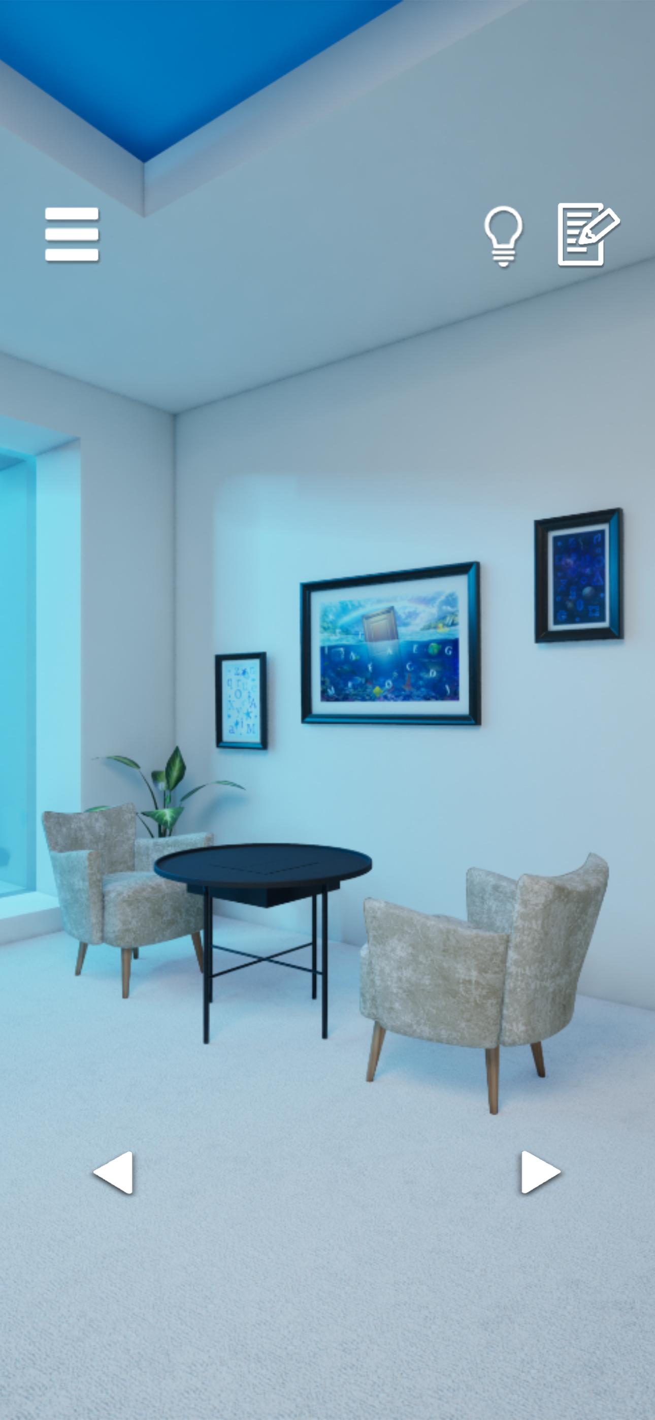 escape game: BLUE Screenshot 2 