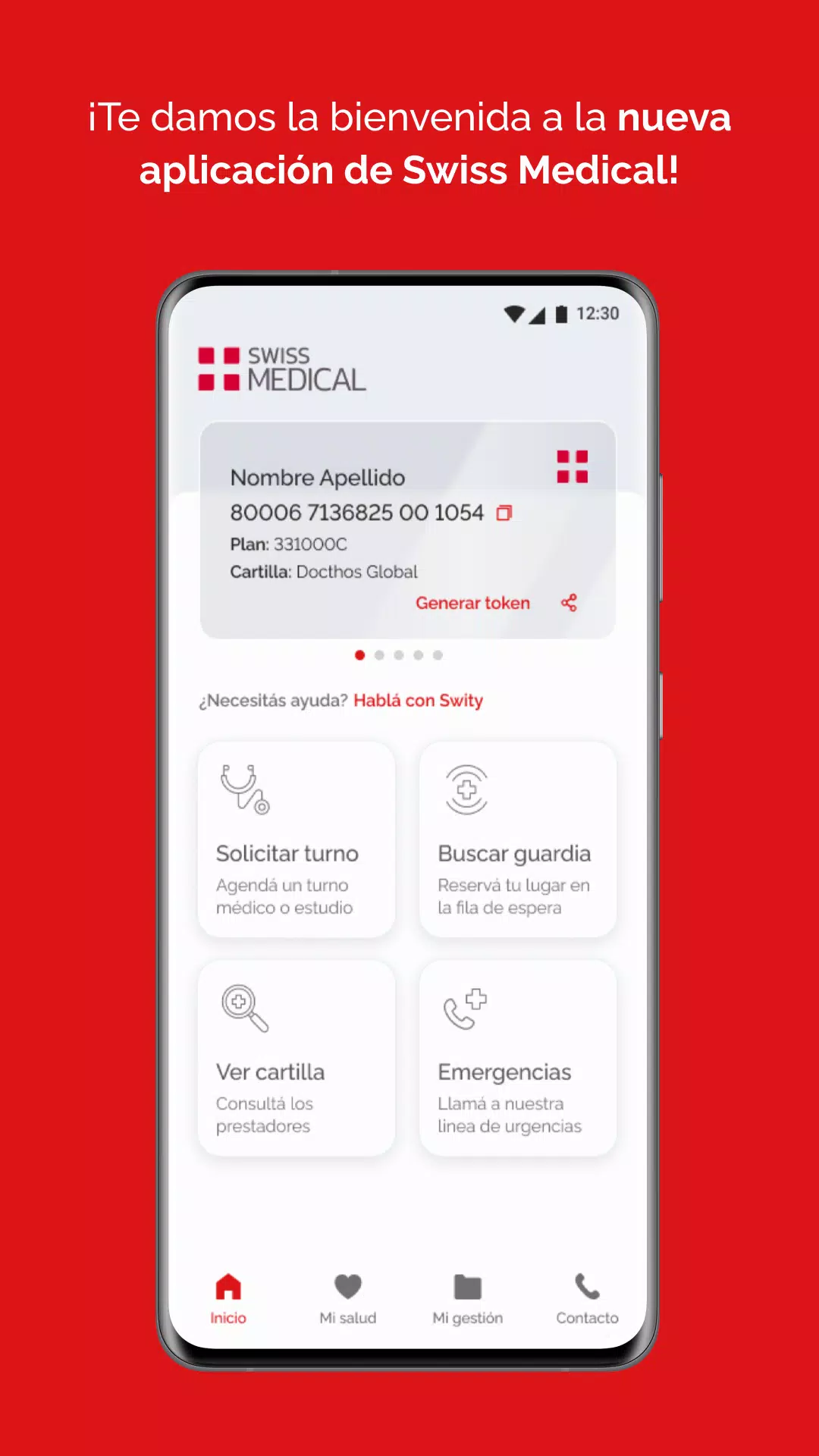 Swiss Medical Mobile Screenshot 1 