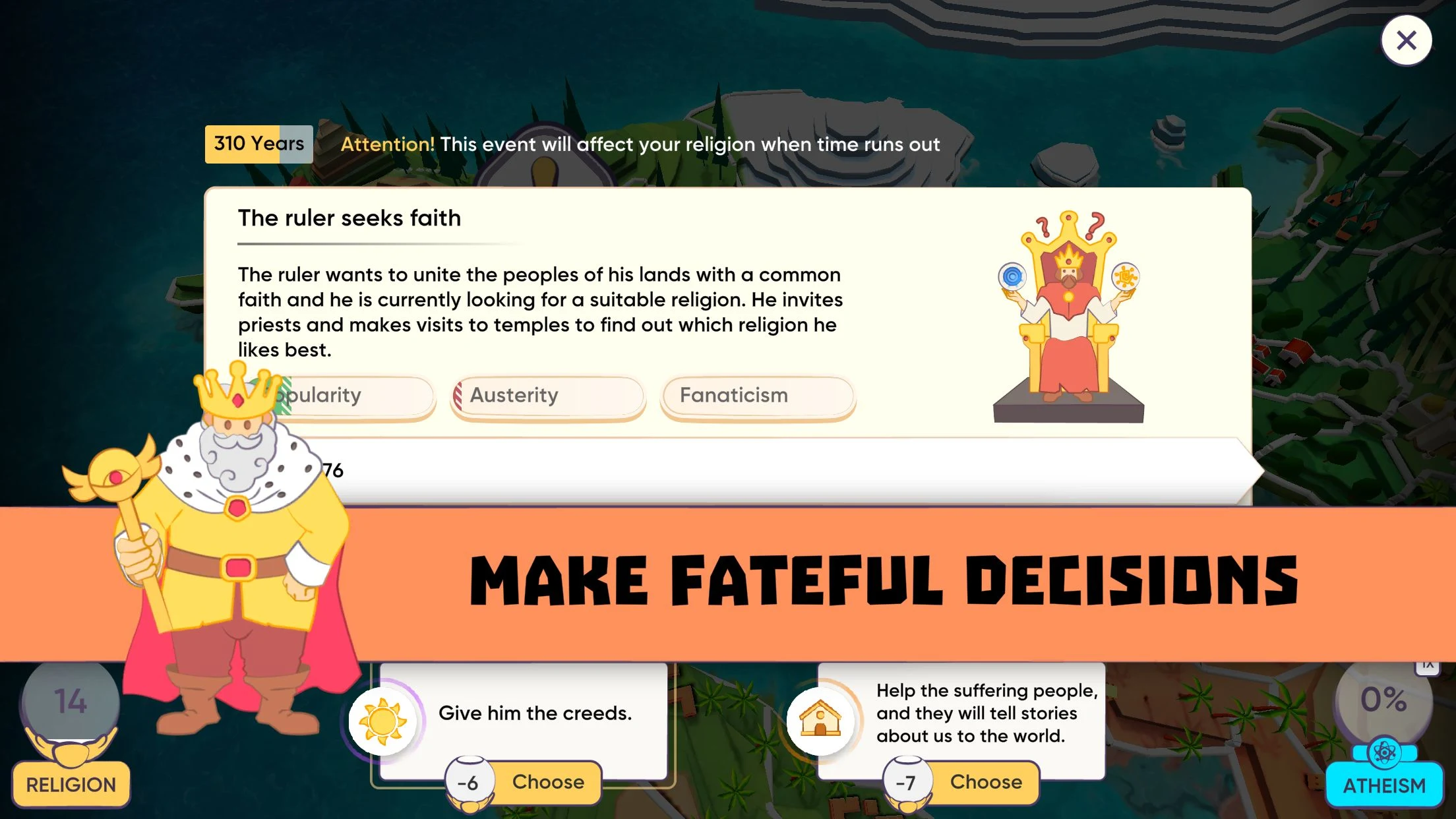Religion Inc. Divine Simulator Screenshot 2