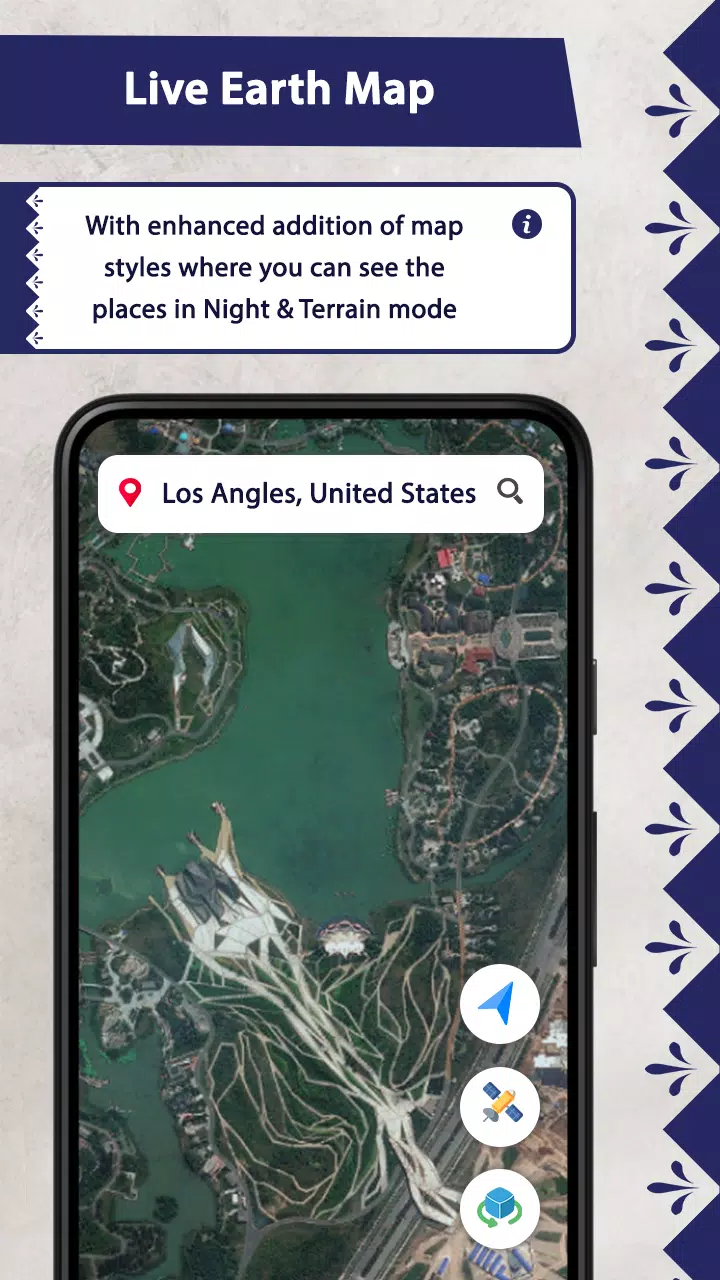 Earth Map Satellite Screenshot 1