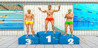 Aqua swimming pool racing 3D Screenshot 17 