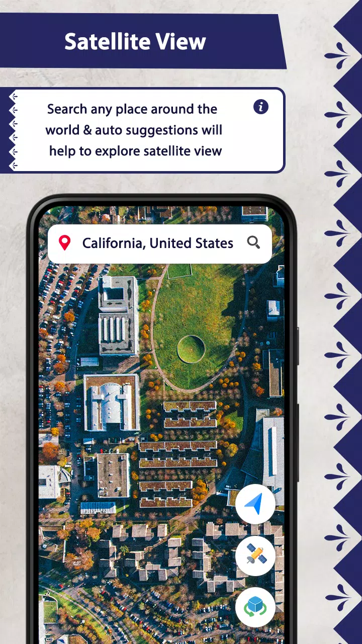 Earth Map Satellite Screenshot 4