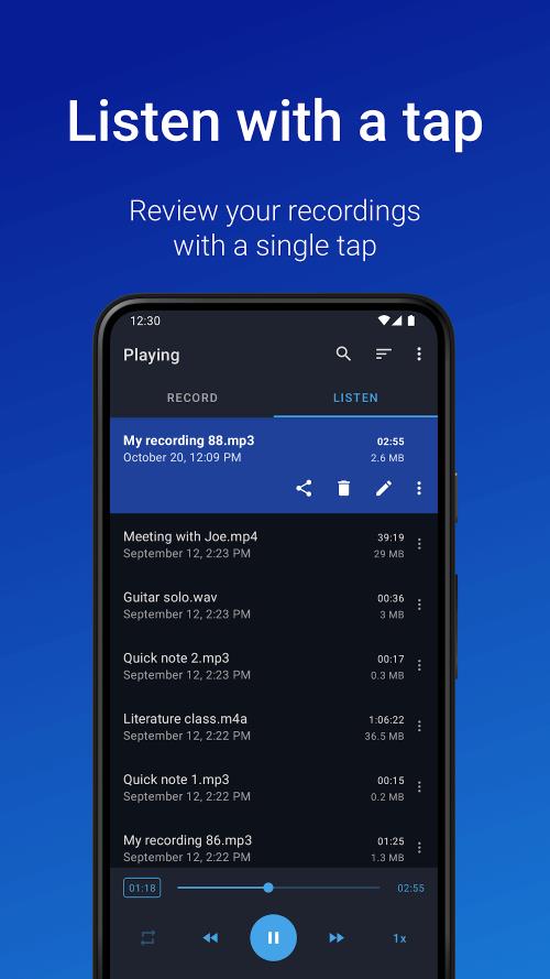 Easy Voice Recorder Screenshot 3 
