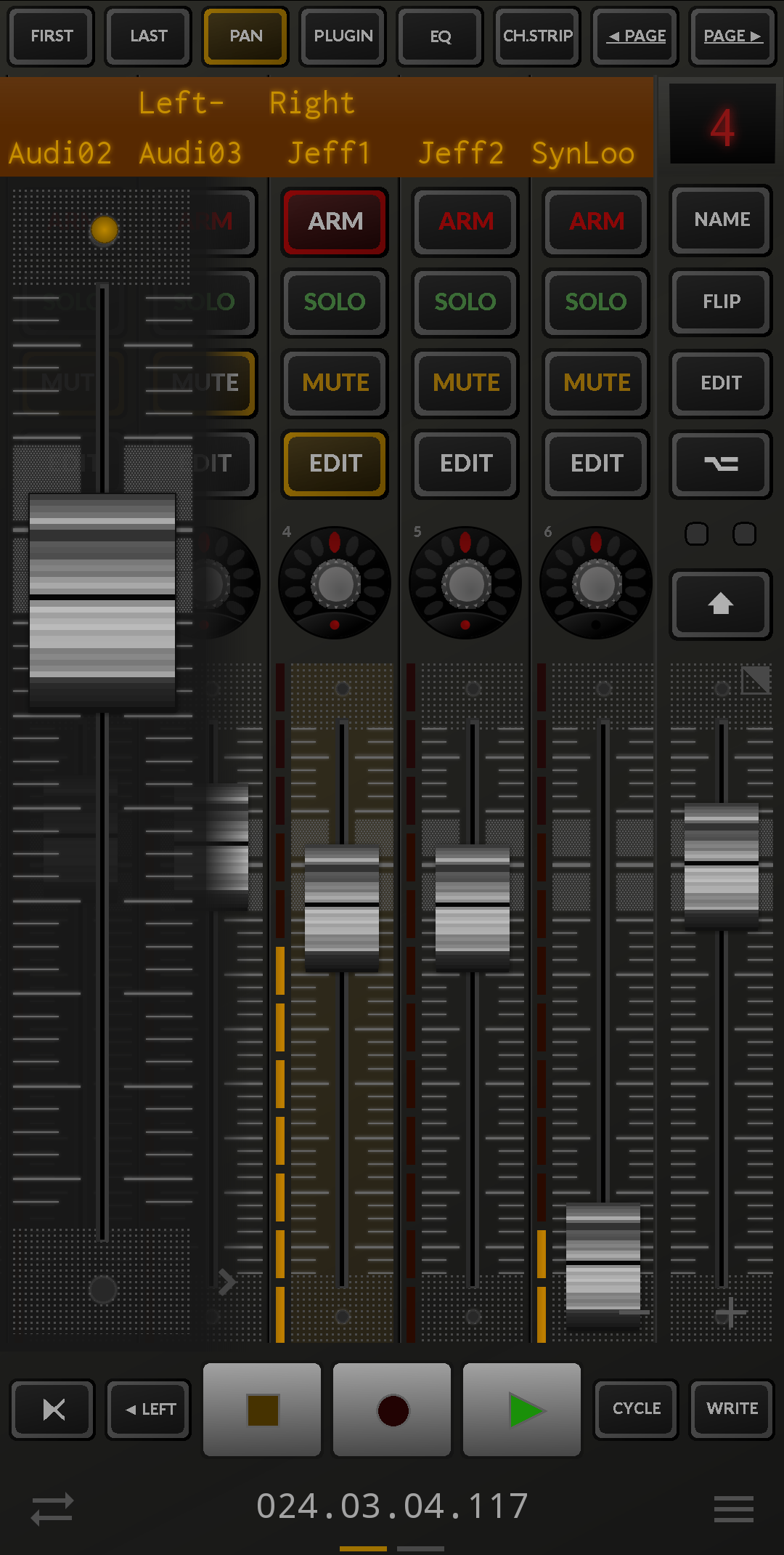 TouchDAW Demo Screenshot 1