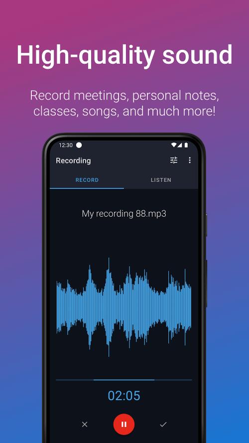 Easy Voice Recorder Screenshot 2 
