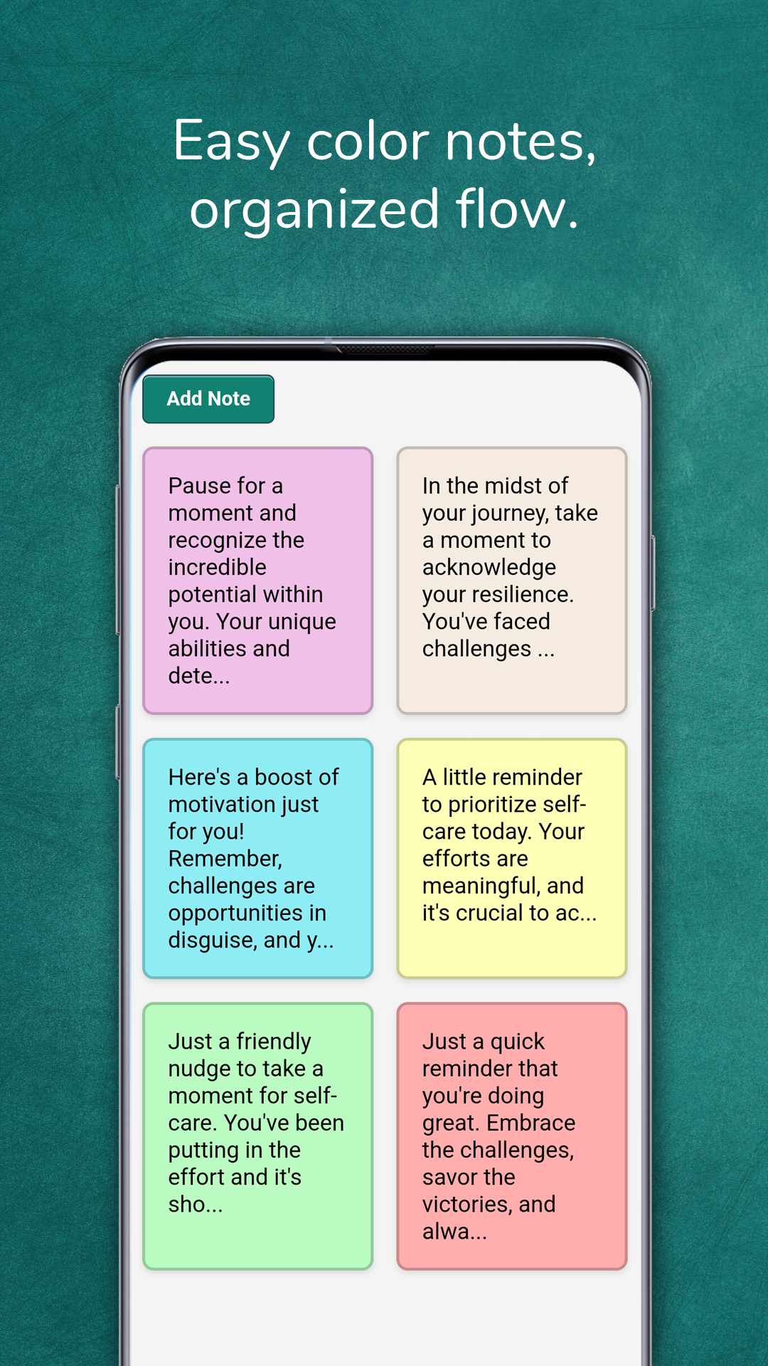 Notes Writing Screenshot 1 