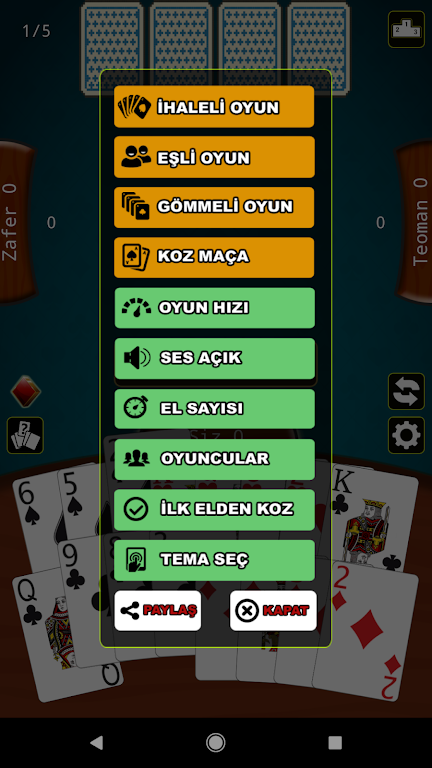 Batak Master İnternetsiz Batak Screenshot 4