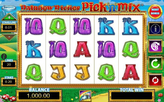 Rainbow Riches Slot Screenshot 1